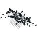 Didiseaon Prom Tiara Crystal Side Hair Comb Bridal Headdress Decorative Hair Combs Crystal Hair Accessories Wedding Bride Headpieces Wedding Bridal Hair Comb Girl Bridesmaid Alloy Decorate