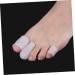 PLAFOPE 10pcs Silicone Toe Covers & Separators - Big Toe Protectors for Men - Mild White - 3x2.5cm - Buy Online on GoSupps.com