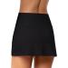 Women's High Waist Bathing Shorts - Sexy V-Slit Wrap Skirt Bikini Cover-Up | Black XXL Swimwear - Buy Online on GoSupps.com