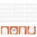 15 Pcs Refillable Essential Oil Nasal Inhaler Tubes - Plastic Aromatherapy Sticks (White) - Buy Online on GoSupps.com