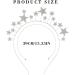 Generse Star Headband Rhinestone Hair Band Birthday Party Costume Hair Hoop Glitter Hair Accessories for Women and Girls - Buy Online on GoSupps.com