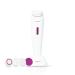 Medisana FB 885 Electric facial cleaning brush for gentle and pore-deep skin cleaning including 4 attachments with practical skin zone timer for every skin type automatic switch-off white