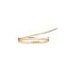 Oblique Unique Metal Hair Clip for Women & Girls - Stylish Gold or Silver Round Hair Accessory - Buy Online on GoSupps.com