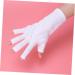 VINTORKY 1 Pair Manicure Glove Anti Uv Glove Half-Finger Gloves Nail Cotton Glove Silicone Ear Display Chinese Wooden Pillow Uv Shield Glove Anti-uv White - Buy Online on GoSupps.com