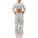 Shop Y2K Women s Parachute Cargo Pants | Vintage 90s E-Girl Streetwear Track Pants - Baggy & Stylish - Buy Online on GoSupps.com