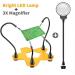 Magnifier Adjustable Magnifier Loupe Lamp Illuminated Led Third Hand Magnifying Glass with Light and Stand Hands Free with Auxiliary Clips and Soldering Iron Stand for Repairing/in - Buy Online on GoSupps.com