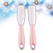 Beaupretty 2-Piece Stainless Steel Pedicure File Set - Double-Sided Heel Scrubber & Skin Exfoliator for Men & Women - Perfect for Soft Smooth Feet - Buy Online on GoSupps.com