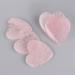 Rose Quartz Sawtooth Gua Sha Scraper Heart Shaped Face Massager for Skin Lifting Slimming Wrinkle Remove Acupuncture 1Pcs - Buy Online on GoSupps.com
