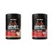 Six Star Whey Protein Plus Whey Protein Isolate & Peptides Powder (Vanilla + Strawberry) 2 lbs Each Vanilla+ Strawberry 907 g (Pack of 1)