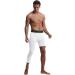 OEBLD Unisex Single Leg 3/4 Compression Tights - Black/White Basketball Leg Sleeve (Right, Short) Medium - Buy Online on GoSupps.com