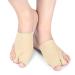 Haofy hallux valgus bandage correction bunion corrector toe sprinkler large toe smooths with slipproof heel straps and gel pad against for hallux valgus bunion sleep hallux rail socks - 1 pair l