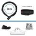 High-Security Bicycle Chain Lock - Level 6/10 with 2 Keys | Anti-Theft Brake Pad Lock | 90cm | Easy to Use - Buy Online on GoSupps.com