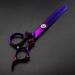 Hair Cutting Scissors Professional 440c 6 inch Hair Scissors Make up Cutting Scissor Barber Haircut thinning Shears scisors Hairdressing Scissors (Color : Thinning)