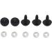 50pcs 15mm Black Plastic Safety Eyes with Washers for Dolls, Puppets, Plush Animals - DIY Craft Supplies - Buy Online on GoSupps.com