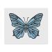 2 x Microfiber Cleaning Cloths "Blue Butterfly" (LC00024478)