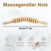 Accmuzzy Wooden Fascia Roll & Massage Roller - Ultimate Muscle Relaxation & Body Shaping Device for Legs - Buy Online on GoSupps.com