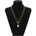 Yalice Layered Starfish Necklace - Boho Shell Jewelry for Women & Girls | Gold International Shipping - Buy Online on GoSupps.com