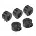 uxcell 15mm Ferrite Cores Ring Clip-On RFI EMI Noise Suppression Filter Cable Clip Black 5pcs