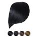 Thick pony clip in pony real real hair fringe hair extensions natural look hair parts for girls pitch black