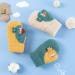 Toddlers Knitted Gloves with String Magic Stretch Gloves Cosy Cartoon Hanging Neck Gloves Lined Fleece Thermal Mittens (2-5Y) Green - Buy Online on GoSupps.com