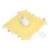Aqur2020 Infants Security Blanket  Crinkle Rattle Tags Teether Stuffed Cartoon Bell Sound Soothing Sleep Plush Security Blanket
