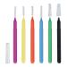Wellsamed minipik 10 pieces of interdental brushes set ISO 2-7 brush size: 2.2-6.0 mm/xx-fine-x-large for effective cleaning of the interdental spaces
