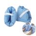 Heel Pillows Pad Bed Sore Cushion for Injuries Foot Support Pillow-Heel Pain Relief Boot Heel Protector Cushion to Relief Pressure from Sores and Ulcers Blue