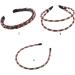 hgnxa Festive Christmas Headband Aesthetic Charm Hairhoop Festival Headdress Knotted Hairband French Style Headwear - Buy Online on GoSupps.com