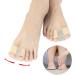 Silicone Toe Extensors & Spreaders for Hallux Valgus - 2-Piece Corrective Toe Separator for Men & Women - Buy Online on GoSupps.com