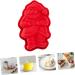 PRETYZOOM 2 Pcs Baking Mold Christmas Cookie Shape Christmas Resin Moulds Xmas Silicone Xmas Embossing Silicone Christmas Chocolate Molds Sandwich Xmas Molds Candle Silica Gel Fudge 18.2X11.5X3CM As Shown - Buy Online on GoSupps.com