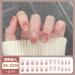 24Pcs/Set Press On Nails Mid Length Red Gradient False Nails Acrylic Fake Nails Full Cover Nails Tips Artificial Finger Manicure Press on nails for Women and Girls - Buy Online on GoSupps.com