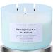 Grapefruit Vanilla 3 Wick Scented Candle | Aromatherapy Stress Relief Candle | Natural Soy Candle for Home 15.8 oz | Refreshing Spa Scented Candles for Women & Men | Highly Scented Calming Candle