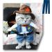 Mikayoo Pet Cowboy Costume with Hat for Halloween, Christmas & Special Events - Funny Western Outfit for Dog or Cat - Buy Online on GoSupps.com