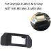 ULBTER EP-10 Eyecup Viewfinder Eye Cup Replacement for Olympus OM-D E-M10/E-M5 Mark I Silver/Black Cameras (2-Pack) - Buy Online on GoSupps.com
