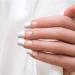 KISS Acrylic French False Nails Kit | Long Coffin White Tip Nails | Ready to Wear Gel & Manicure | Easy Apply Long-Lasting | International Shipping - Buy Online on GoSupps.com