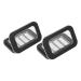 Palette Magn tique Vide 2 Pi ces Petit Format en Plastique Abs Noir Mat Porte-maquillage pour Fards Paupi res et Surligneurs Voyage Compacte