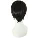 MapofBeauty Men's Short Straight Black Cosplay Wig - Buy Online on GoSupps.com