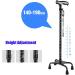 BJH Adjustable Walking Sticks for Women and Men Walking Cane with LED Light and Rubber Tips Aluminium Walking Stick for Elderly Arthritis Seniors and Disabled Unisex Interesting - Buy Online on GoSupps.com