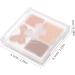 VINTORKY Plastic Pink Eyeshadow Palette Eye Shadow Plate Glitter Eyeshadow Makeup Tray - Buy Online on GoSupps.com