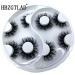 HBZGTLAD 25mm 3D Faux Mink Eyelashes - Handmade Thick False Lashes (5 Pairs) | Long Eye Makeup Extensions - Buy Online on GoSupps.com