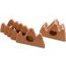 Wendysun 2pcs Cartoon Wood Teether - Natural Animal Mountain Shape Baby Teething Toy - Buy Online on GoSupps.com