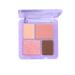 YMH BEAUTE VIOLET FAIRY 4 Color Nude Eyeshadow Palette  High Pigment Matte Shimmer Pink Brown Eye Shadow  Vegan & Cruelty-Free  Warm Natural (04)