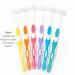 Soft Bristle Flossing Whitening Manual Toothbrush - Individually Wrapped for Gum Recession, Braces, Special Needs - Adult, Women, Men, Kids - Orange/Green/Pink/Blue/Yellow/Purple - Buy Online on GoSupps.com
