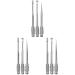 DOITOOL 9 pcs Shop Camping Teeth Tools Tool Scoopsrandom Silver Style Stainless Earwax Metal Portable Outdoor Titanium Pickers Earpick Removal Toothpickrandom Picnic