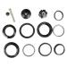 BQSHOP 1-1/8" Heavy Duty Headset Top Cap Bearings, 34mm / 44mm Diameter Threadless Stem Tapered Sealed BMX Bearing Nuts for Mountain MTB Bike