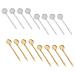 Buy Heallily Bobby Hairpins & Hair Clips - 40 Mixed Color Cabochon Bezel Set for Tinkering & Crafts - Buy Online on GoSupps.com