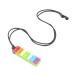 Colorful Non-Toxic Silicone Baby Bite Ring Necklace - 5 Pieces Finger Slides Sensory Chewing for Newborns - High-Temperature Resistant & Soft - Buy Online on GoSupps.com