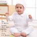Baptism Outfits for Boys | White Linen Onesie | Christening Church Jumpsuit | 0-18 Months | 3-6 Months - Buy Online on GoSupps.com
