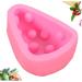 MAGICLULU Soap Mold Triangle Mold Sushi Mold Maker Capacillos para Cupcake Silicone Baking Molds Silicone Cheese Mold Cookie Mold Silicone Candy Mold Cakes Chocolate France 3D Pink - Buy Online on GoSupps.com