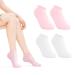 HDKAJL 2 Pairs Silicone Moisturising Socks Silicone Feet Moisturiser Meia de Silicone Silicone Socks for Women Suitable for Foot Peel Mask Athletes Foot Treatment Preventing Nutrient Loss